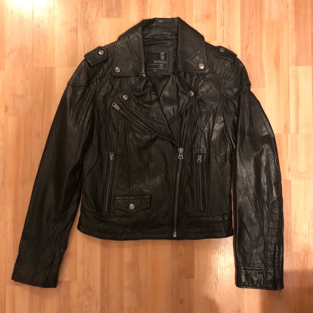 Genuine Leather Jacket - Size Medium